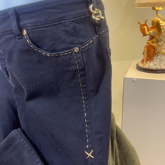 CACHE PREMIUM BLACK JEANS, SIZE 10 - Picture 5 of 6